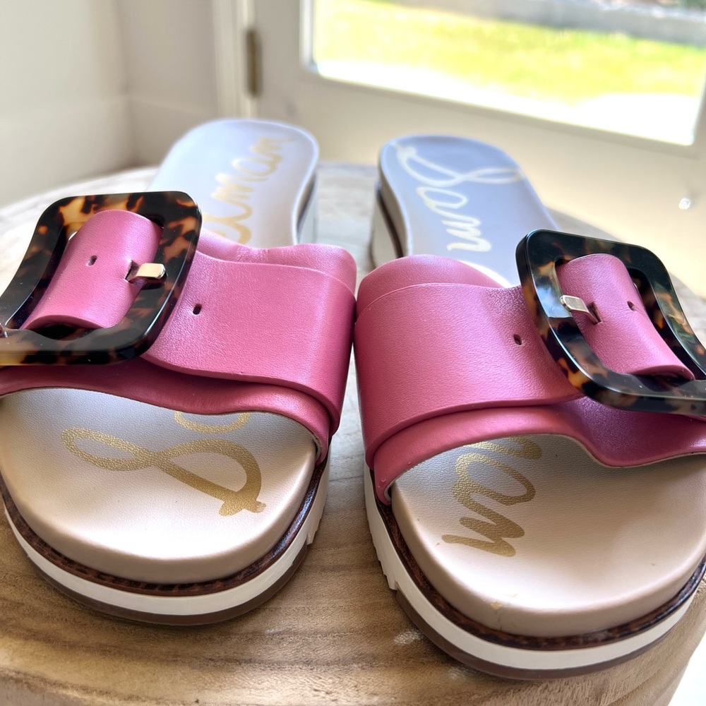 Sam Edelman Pink Slide Sandals